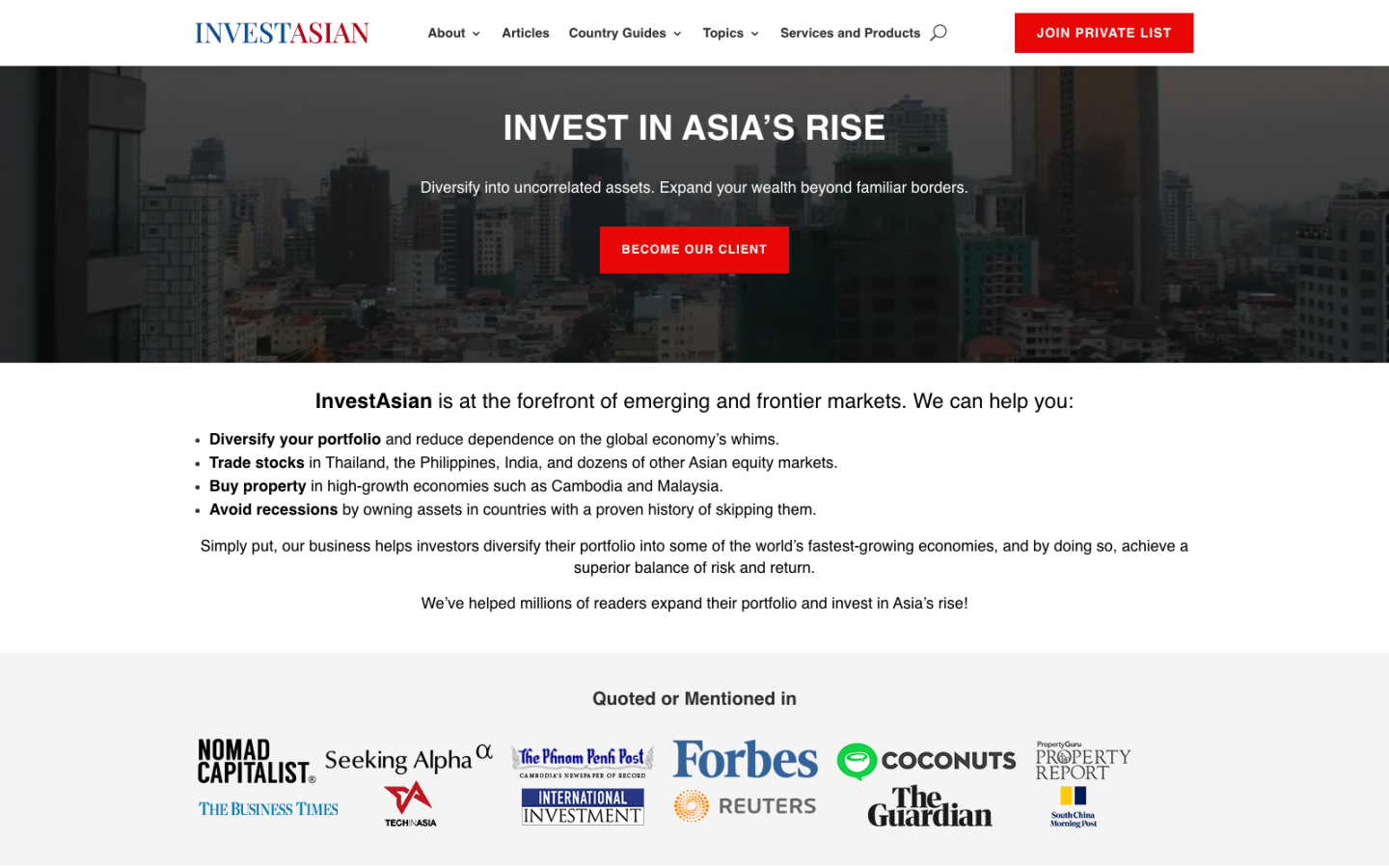 WordPress Coding - Investasian