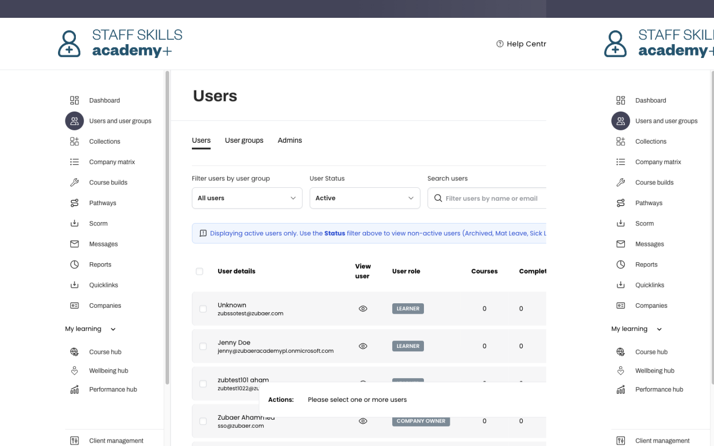 Staff Skills Academy App