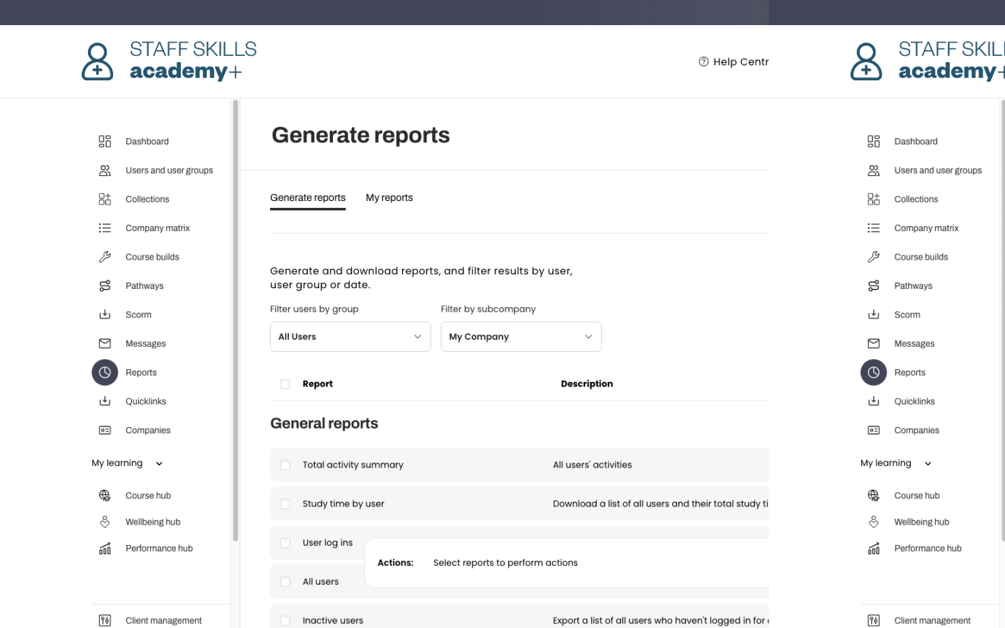 Staff Skills Academy App