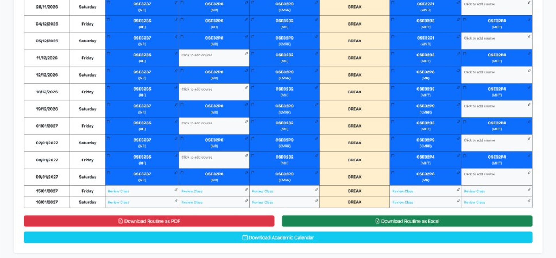 BOU SST Academic Portal